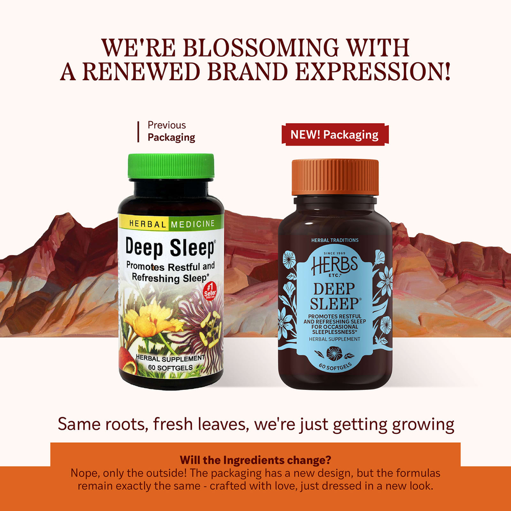 Herbs Etc., Deep Sleep®, 60 капсул (400 мг в каждой)