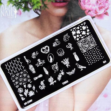 06 Tender Пластина для стемпинга Go Stamp