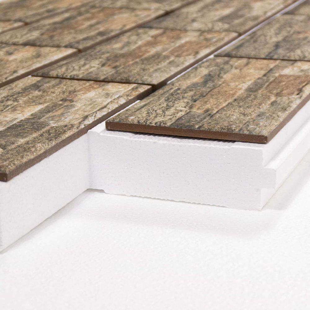 Клинкерная термопанель ППС Beryoza Ceramica Old Town Микс 1025х520 мм