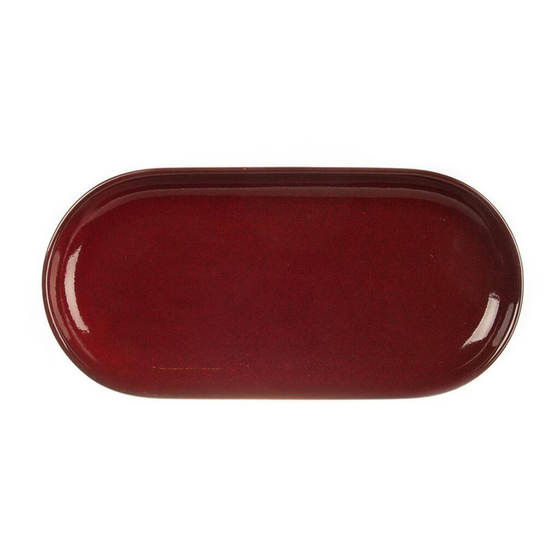 Блюдо овальное 29,5*14*2,6 см Evolution Dark Red P.L. Proff Cuisine [1]