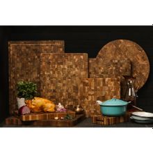 Teakhaus Доска разделочная торцевая Butcher Block 31х31 см