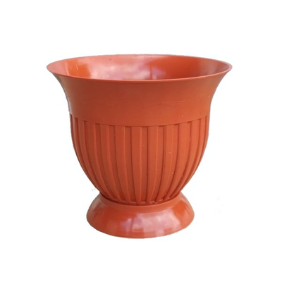 Вазон 1 л. на подставке терракотовый