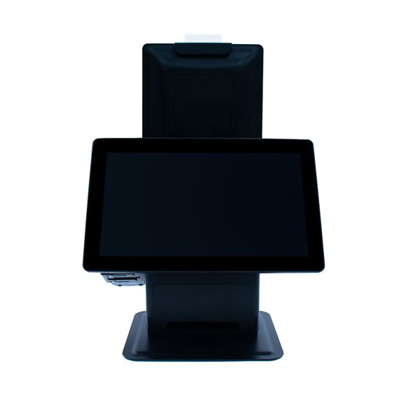 SCO POScenter D150 Double(2x15.6,J6412,8/128GB,Чёрн,500nit,светофор,держ пинпад/ккт/ручн.скан)