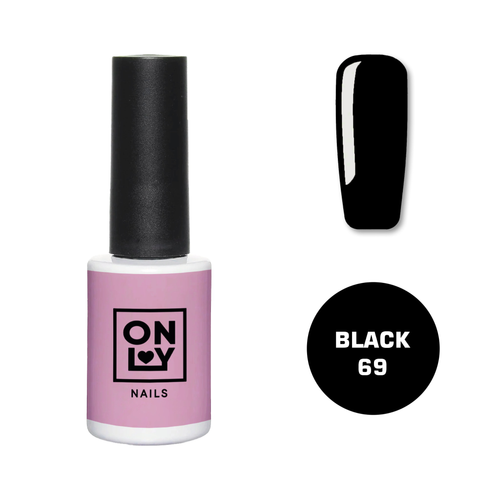 Гель-лак OnlyNails Black №69, 10 мл