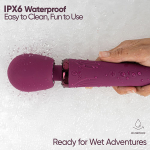 Фиолетовый вибратор-вонд 30,7см Selove Vela Wand Vibrator Purple