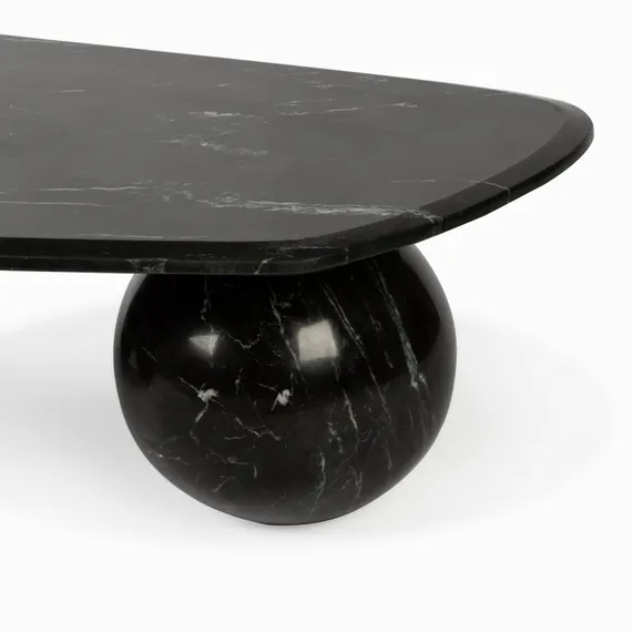 Кофейный стол Peregrine 120х60 см, черный индийский мрамор