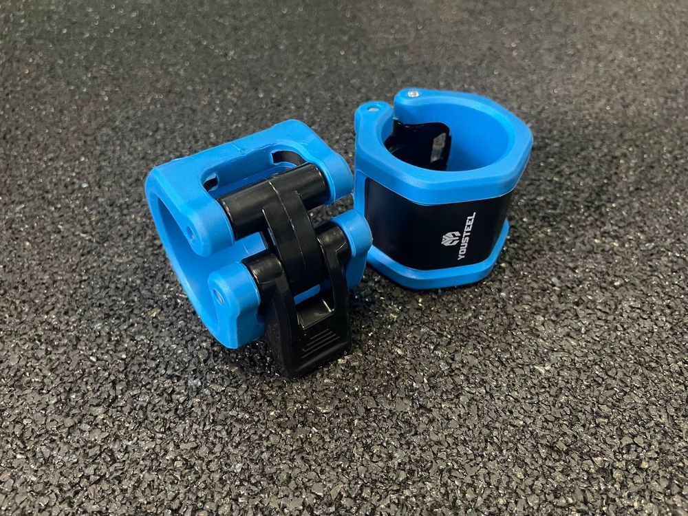 Пластиковые замки, синие, пара