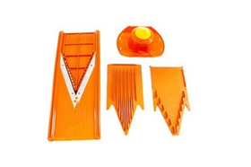 Мандолина (овощерезка) CLASSIC комплект с мультибоксом оранжевая