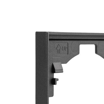 Рамка STRONG 3-постовая графит KRANZ