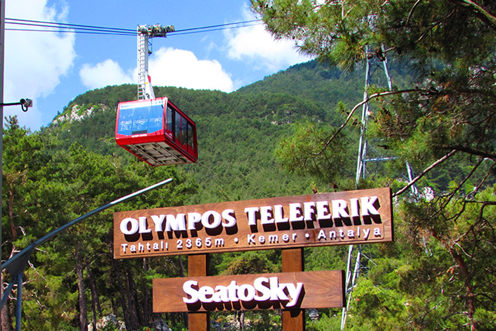 Канатная дорога «Olympos Teleferik» на горе Тахталы