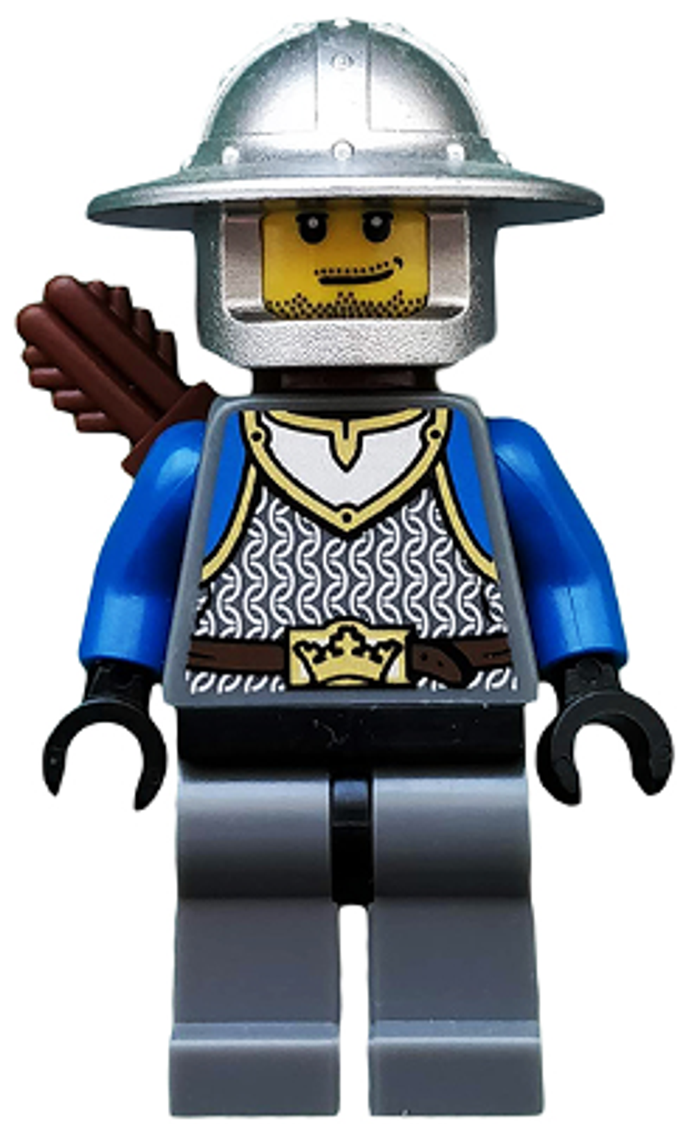 Минифигурка LEGO cas531 Королевский рыцарь (синий)