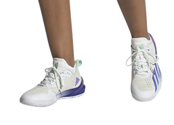 Женские теннисные кроссовки Adidas Adizero Cybersonic W - cloud white/blue fusion/pulse mint