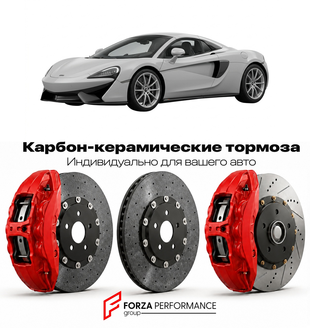 Карбон-керамическая тормозная система для McLaren 600LT Spider 2019-2020 Макларен
