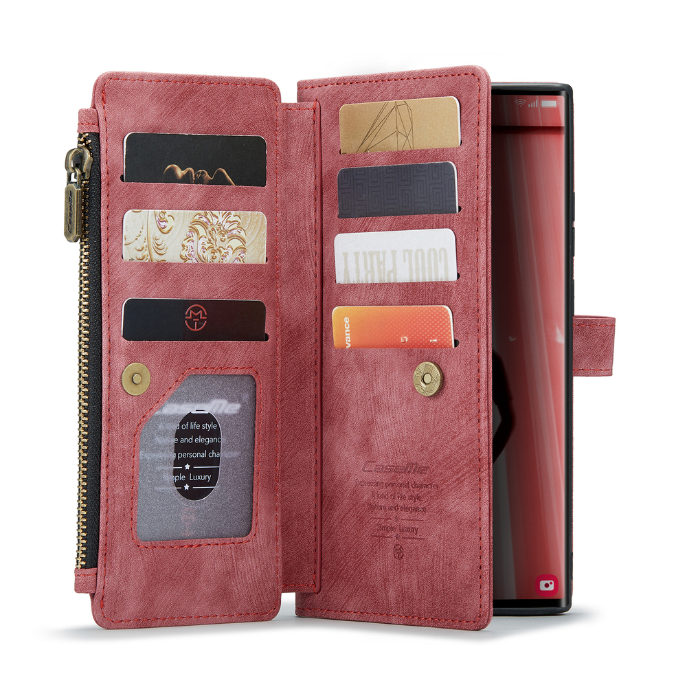 Многофункциональный чехол-кошелек CaseMe 3 in 1 Matte Wallet для Samsung Galaxy S26 Ultra