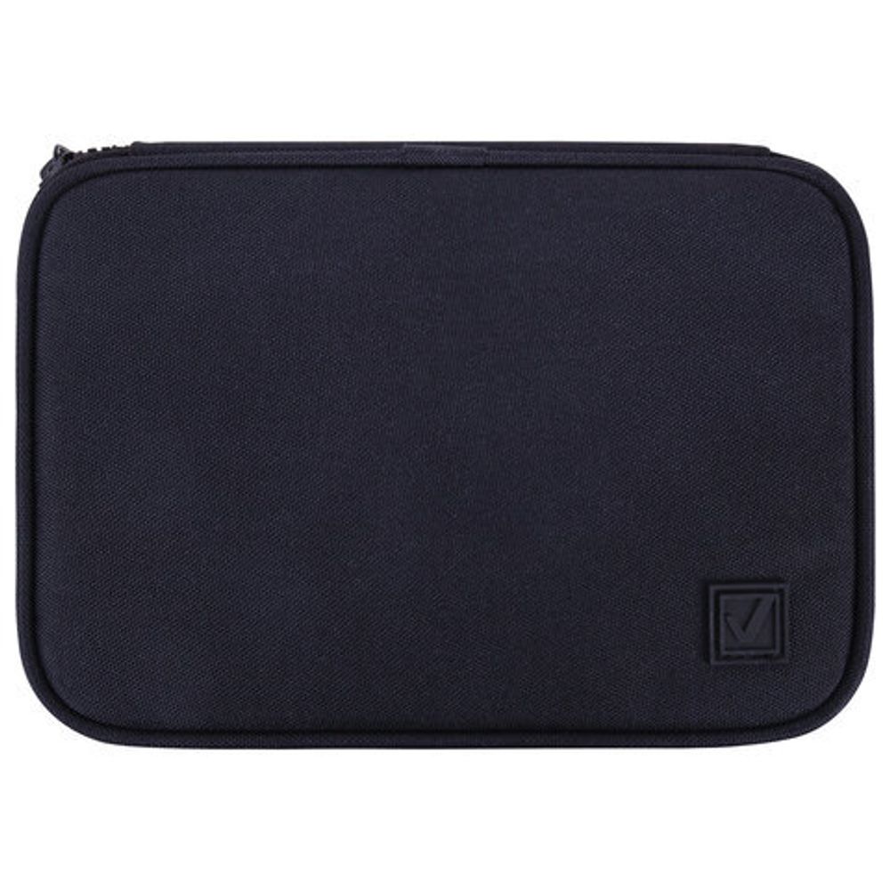 Пенал-органайзер BRAUBERG БОЛЬШОЙ, 1 отделение,1 откидная планка, ткань, 21x15x6см, Black, 272348