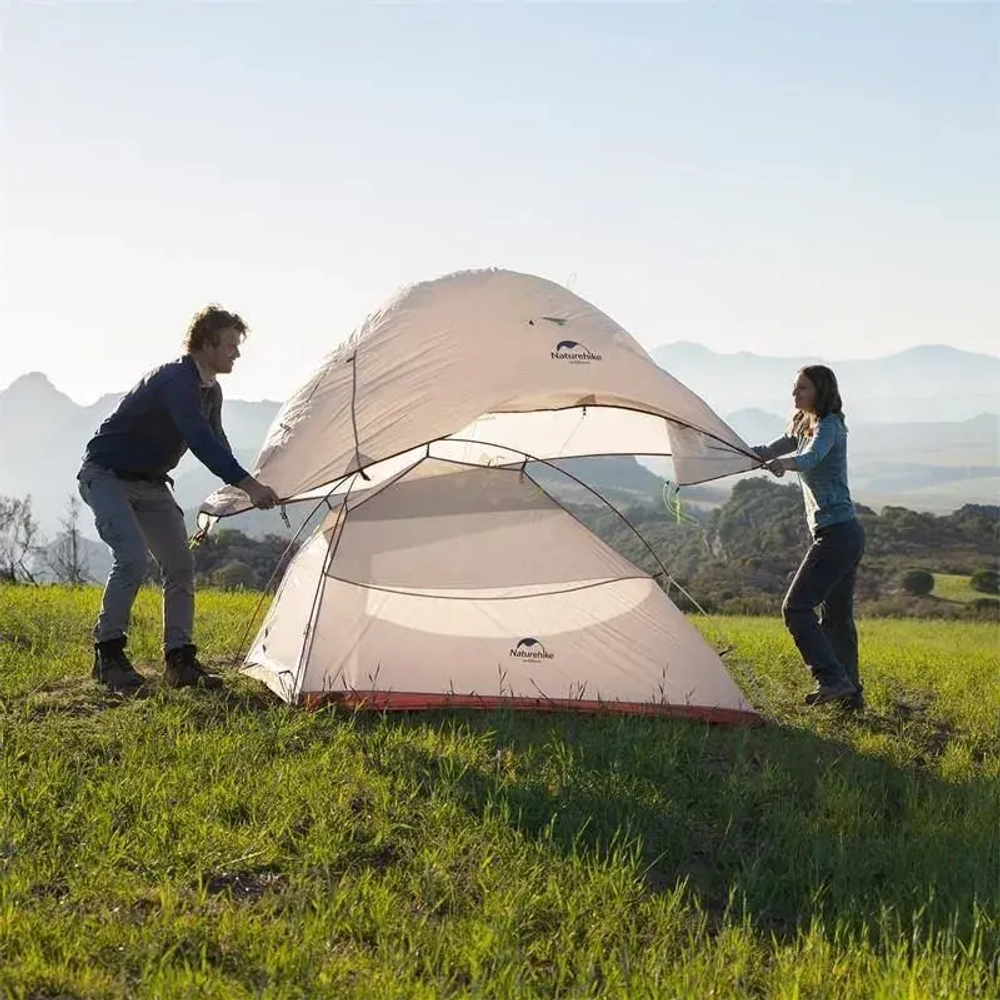 ПАЛАТКА NATUREHIKE CLOUD UP 2 20D NH17T001-T С КОВРИКОМ