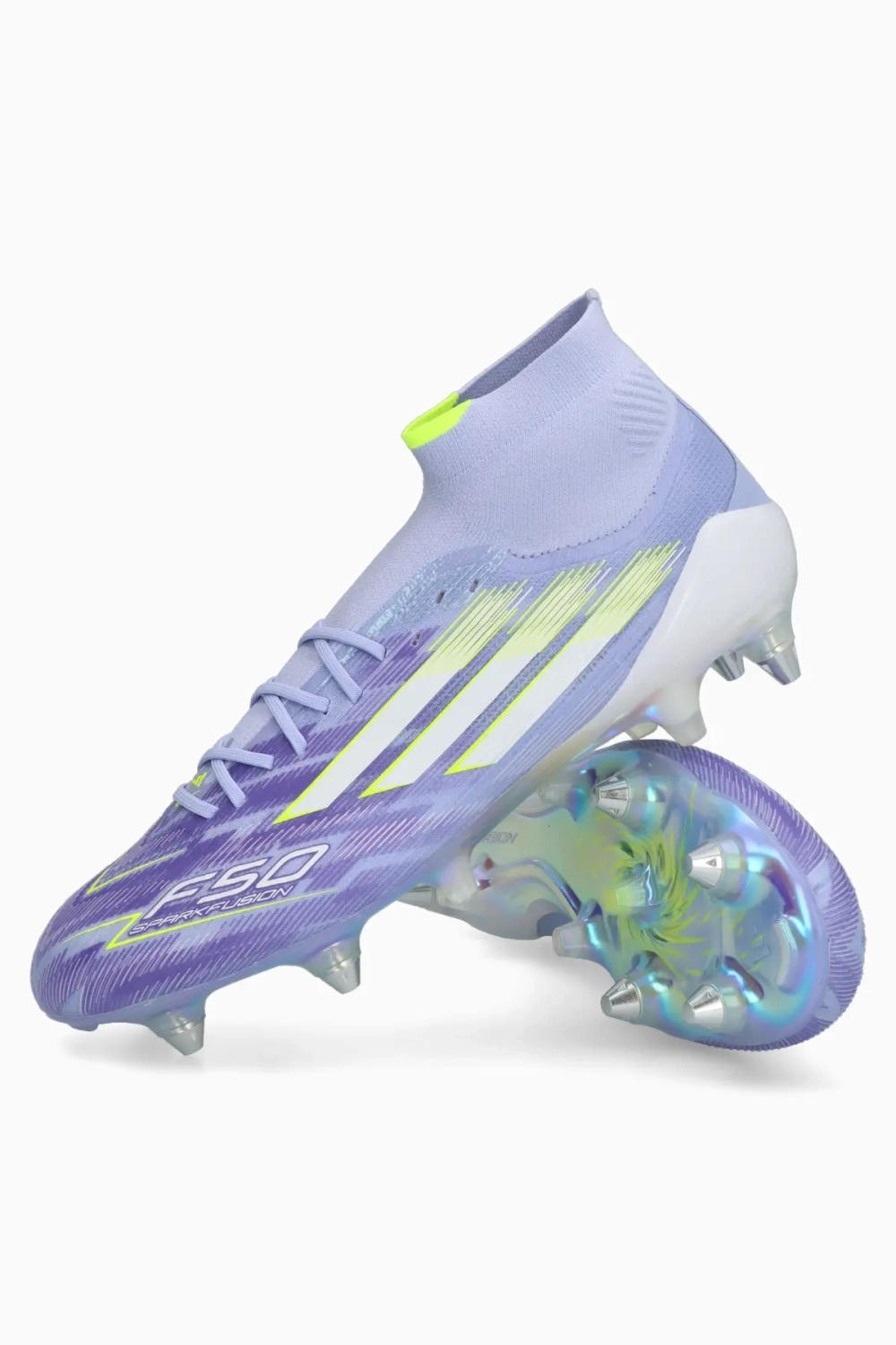 Бутсы adidas F50 Elite Mid SG для женщин - фиолетовый