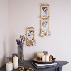 Фоторамка Monstera Deliciosa (Монстера) Айвори Мраморное золото