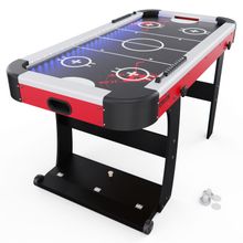 Игровой стол - аэрохоккей DFC ASTER 136 х 68 см, складной