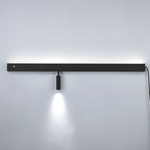 810647 Светильник настенный FIUME SPOT 230V LED 5W(Back light) 130LM 100G+7W(Spot light) 460LM 24G ЧЕРНЫЙ 4000K