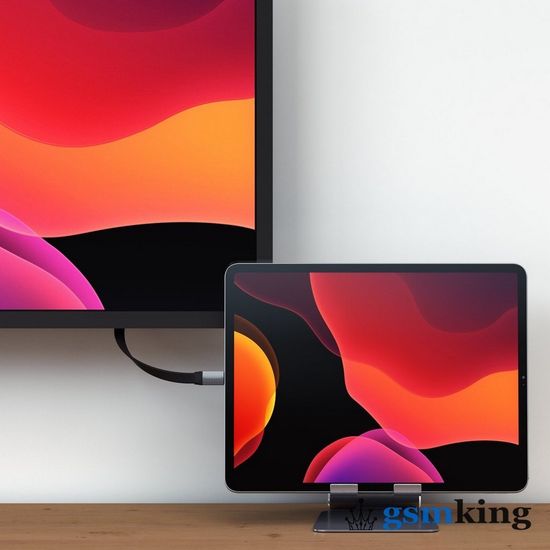 Satechi USB-C to USB-C Gen 2 Flat Cable 83W 4K 60Hz Space Gray ST-TССАС