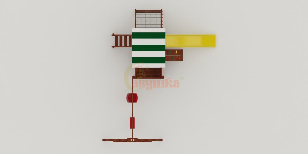 Детская площадка Савушка Мастер 2 (Махагон) 4 сезона