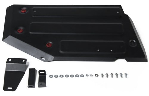 Защита топливного бака АвтоБроня для Nissan Terrano III (V - 1.6; 2.0) FWD 2014-2017 2017-н.в./Renault Arkana (V - 1.3T; 1.6) FWD 2019-н.в./Renault Duster I (V - 1.6; 2.0) FWD 2010-2021/Renault Kaptur (V - 1.6) FWD 2016-2020 2020-н.в., штампованная, сталь 1.8 мм, с крепежом, 111.04720.1