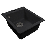 Мойка ML-GMS110 СТАНДАРТ прямоугольная, черный (308), 497*440*175мм
