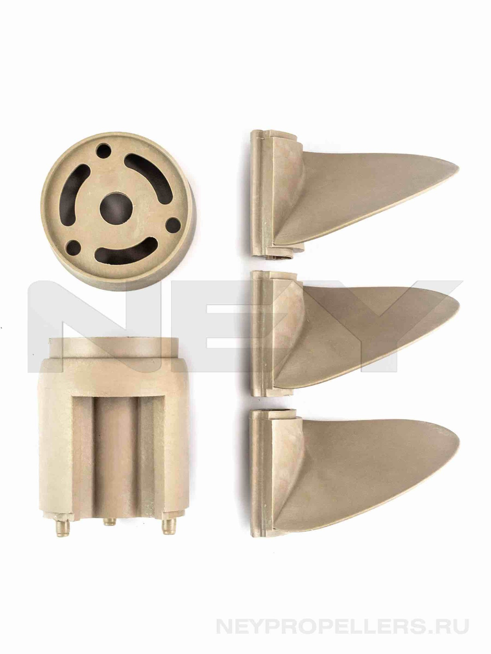 Винт композитный для Tohatsu 9.9-20, 3x9-1/4"x9"