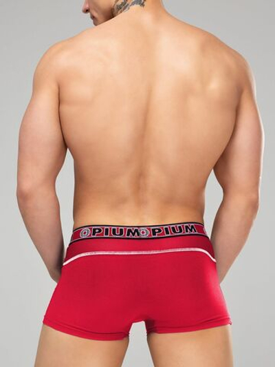 Мужские трусы-боксеры с сеткой (Размер: L) (Цвет: красный)