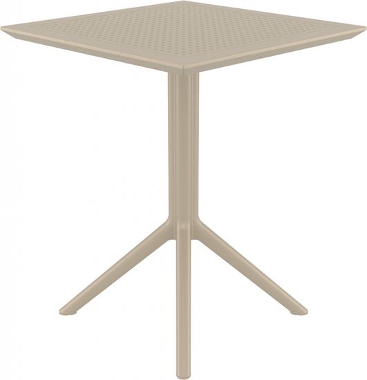 Стол пластиковый складной Sky Folding Table 60 бежевый Турция
