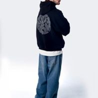 Худи UNIFORM EVERYDAY Bubble, черный, утеп.