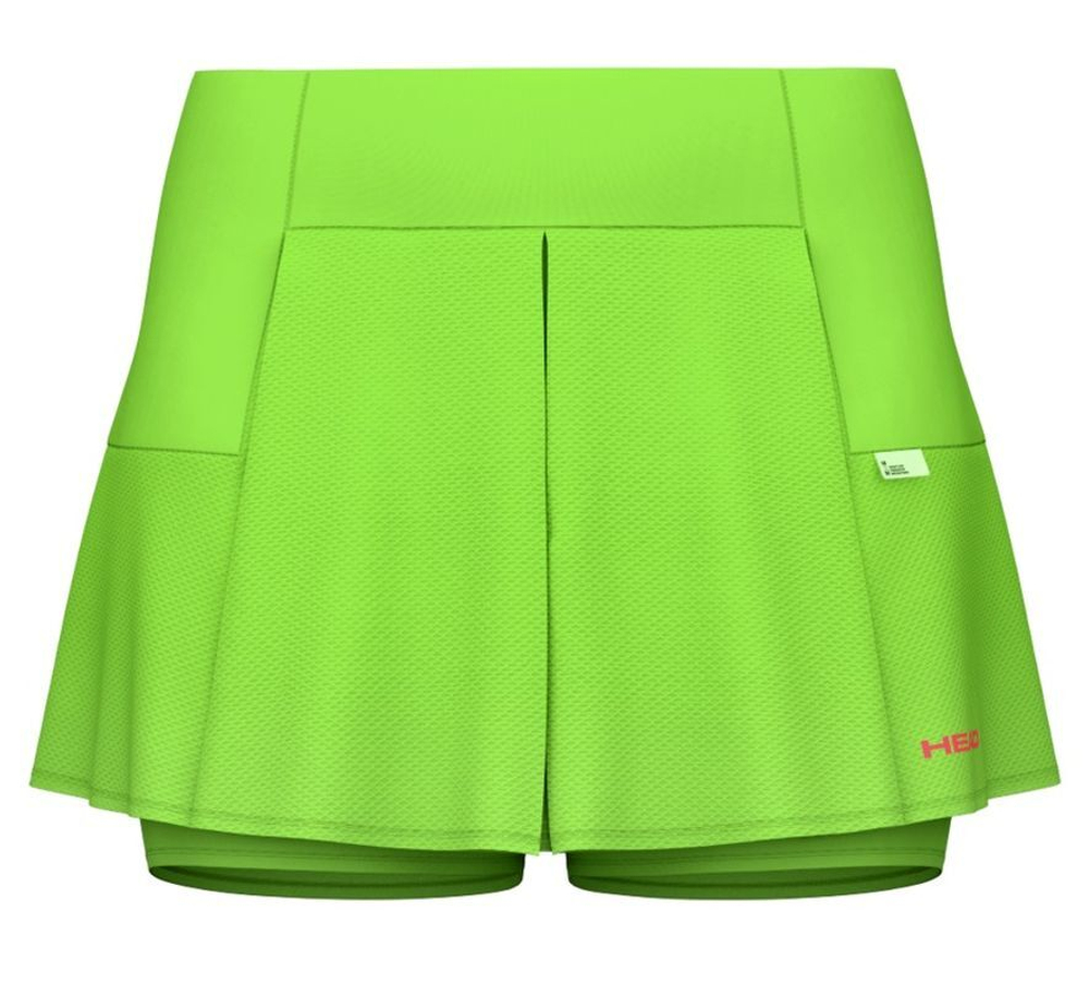 Теннисная юбка Head Performance - зеленый