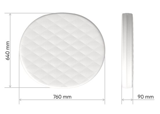 Матрас для люльки Ellipsebed форплит 9 см