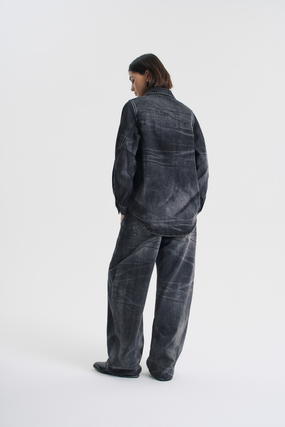 Джинсы acid wash