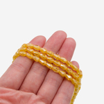 Фианиты, оттенок "Золото", бриолетт 4,4*6мм