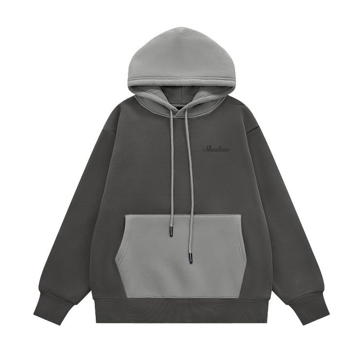 Худи SHADOW Combo, графит/серый, утеп.