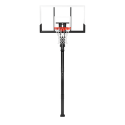 Баскетбольная стационарная стойка, акрил Spalding 54 " Gold In-Ground Арт. 881365CN