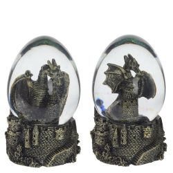 GAEM Фигурка декоративная в стекл.шаре "Дракон", D 7 см, L7,5 W7 H10,5 см, 2в.