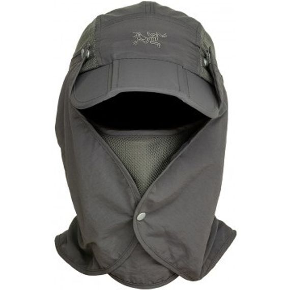 Бейсболка Helios с защитой шеи и лица (серый)