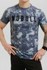 Футболка NOBULL серая в пятнах