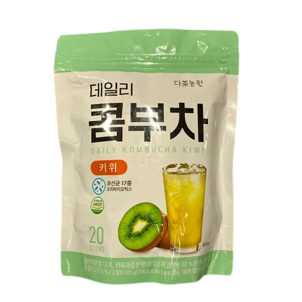Комбуча корейская набор 20 шт Киви Danongwon Daily Kombucha Kiwi, Корея