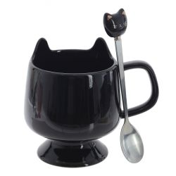 GAEM Кружка с ложкой, 280 мл, L12 W9 H11 см, 3в.