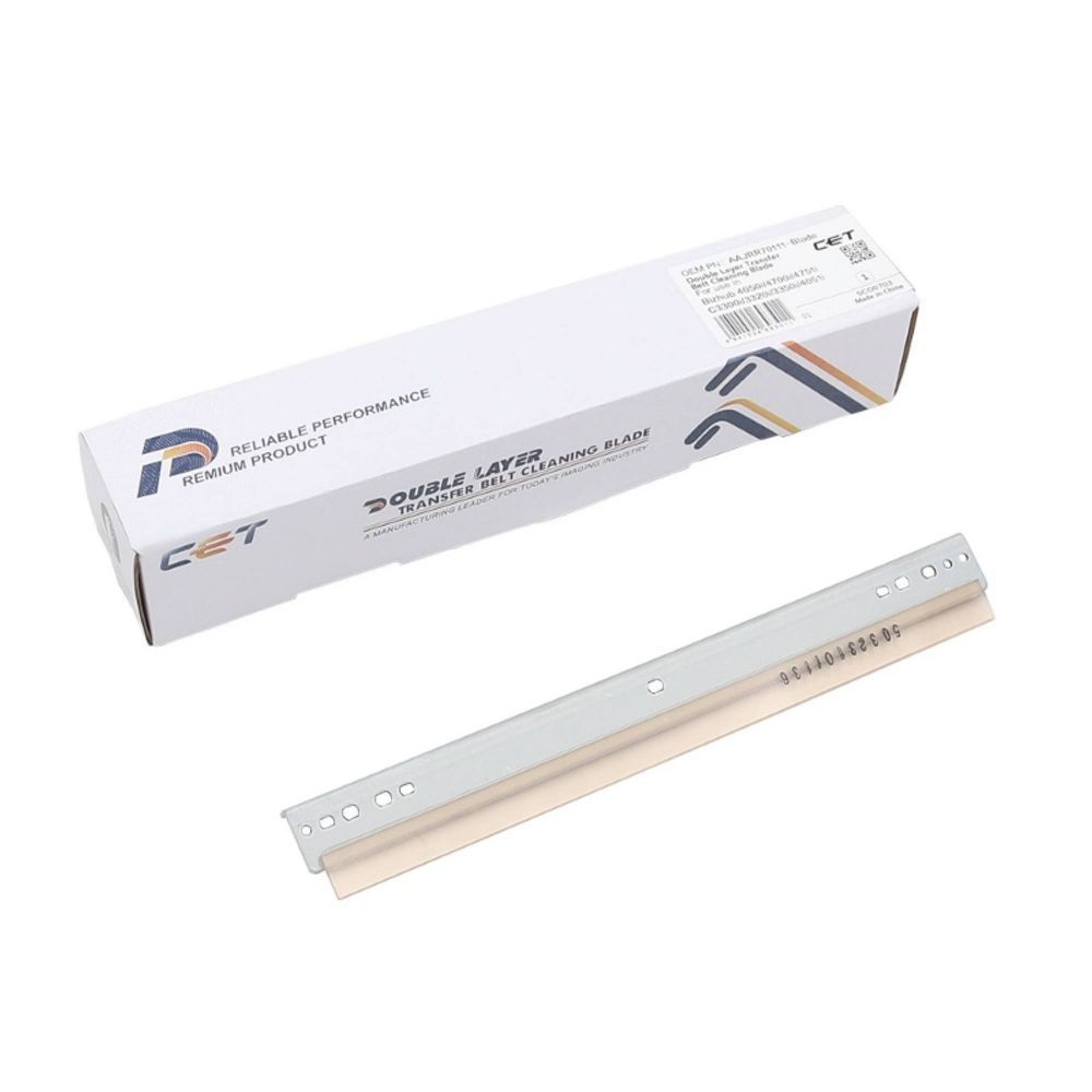 Лезвие очистки ленты переноса (двухслойное) AAJRR70111-Blade для KONICA MINOLTA bizhub C3300i/C3350i/4050i (CET), CET281136