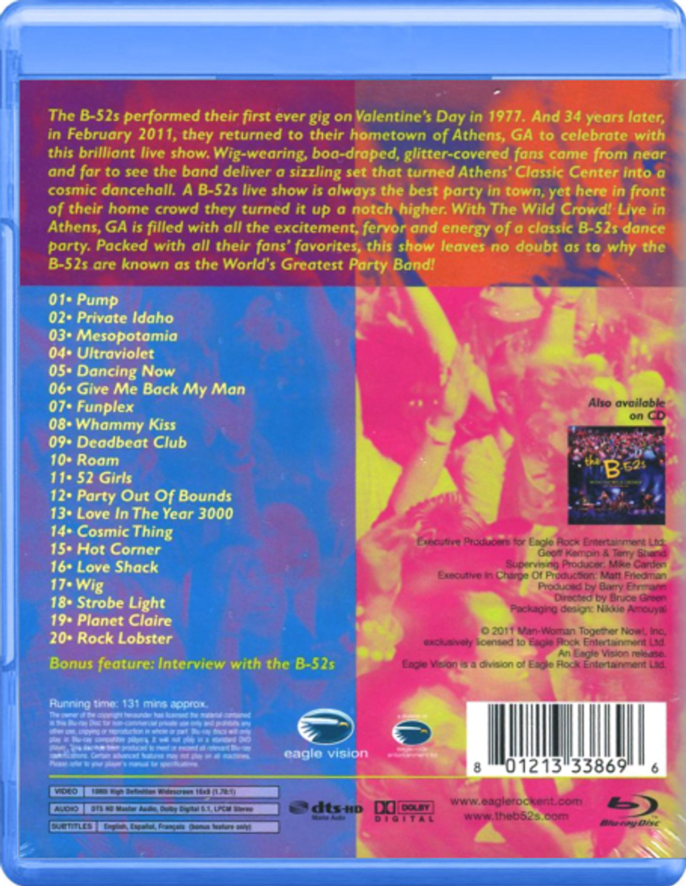 The B-52's / With The Wild Crowd! - Live In Athens, GA (Blu-ray)