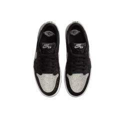 Женские кроссовки Air Jordan 1 Retro Low OG x Swarovski 'Stealth' HM9208-001