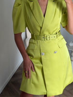 Платье-пиджак Каролайн васаби