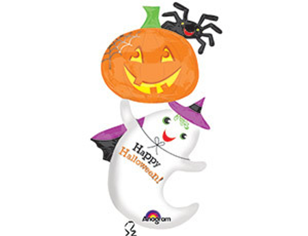 А Фигура Привидение с тыквой 120 см.