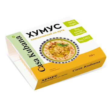 Хумус "Классический", Casa Kubana, коррекс, 110г