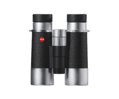 Бинокль Leica SilverLine 10x42, кожа, серебристый корпус